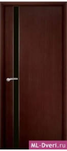 Мекомнатная дверь ''Дариано Порте (Dariano Porte)'' Рондо 2 чёрный триплекс венге
