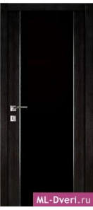 Мекомнатная дверь ''Дариано Порте (Dariano Porte)'' Рондо 3 чёрный триплекс эбеновое дерево чёрное