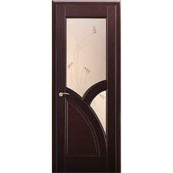 Мекомнатная дверь ''Луидор (Luidoor)'' Горделия со стеклом венге