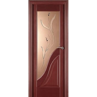 Мекомнатная дверь ''Луидор (Luidoor)'' Ирида со стеклом венге