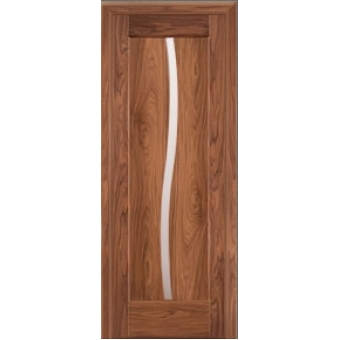 Мекомнатная дверь ''Луидор (Luidoor)'' Валетта со стеклом американский орех